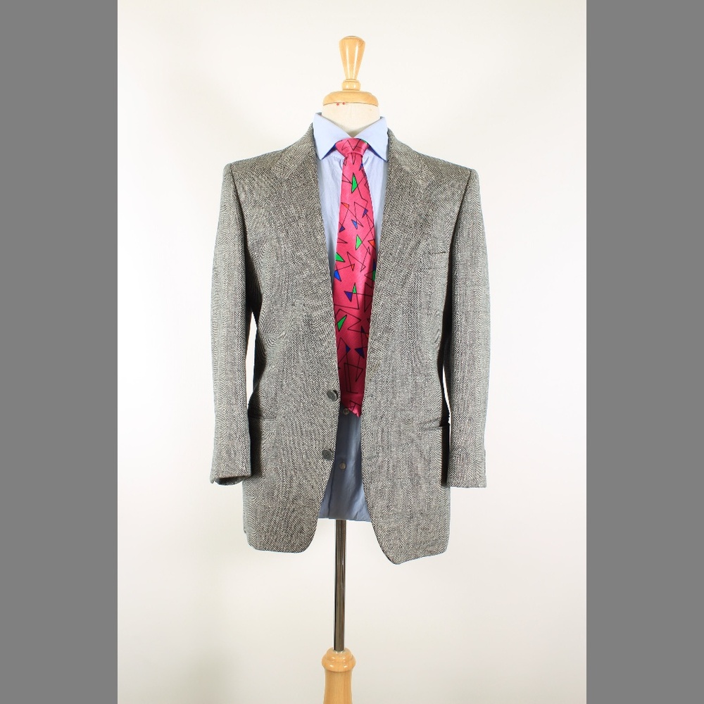 Yves Saint Laurent 38S Gray Sport Coat 98-X